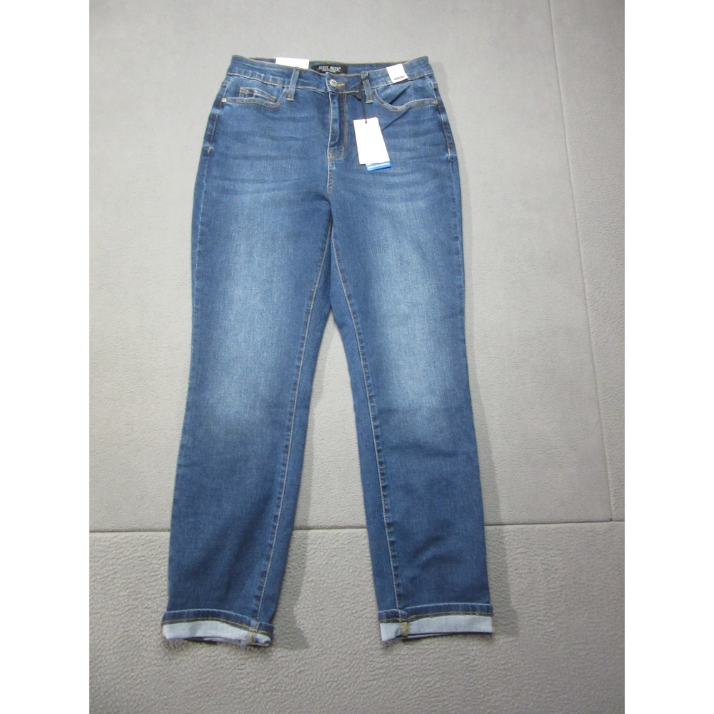 Judy Blue Boyfriend Jeans Womens 9/29 Dark Blue New Sorbtek Stretch Casual
